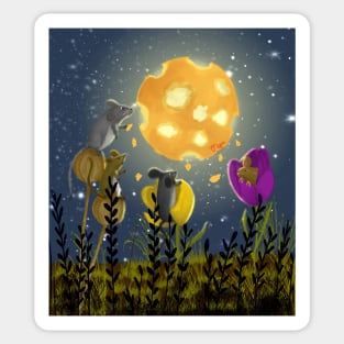 Harvest Mice Sticker